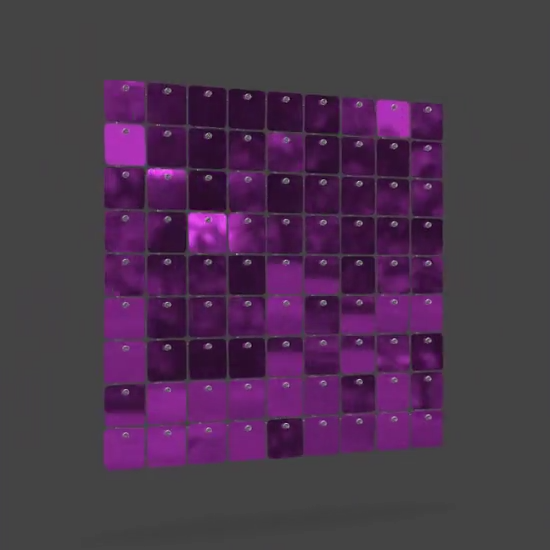 Sequin Panels - Glossy with Mirror Effect