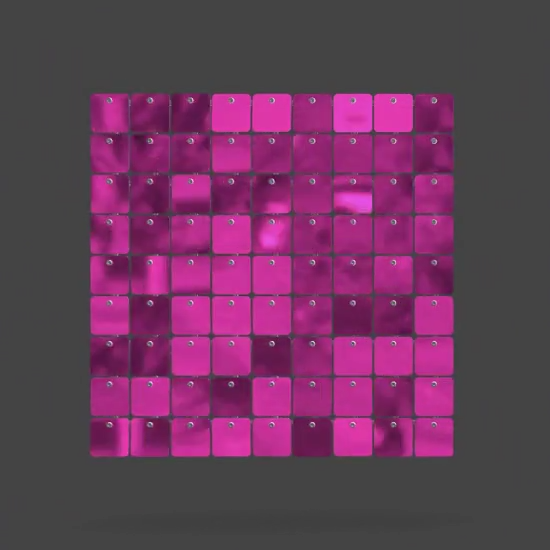 Sequin Panels - Glossy with Mirror Effect