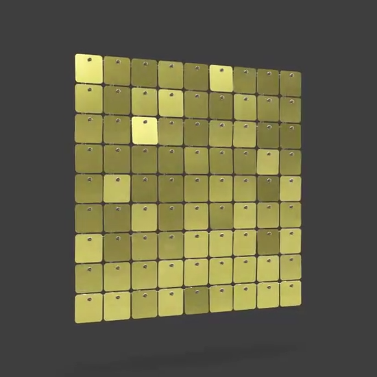 Sequin Wall Panels - Glossy with Satin Effect