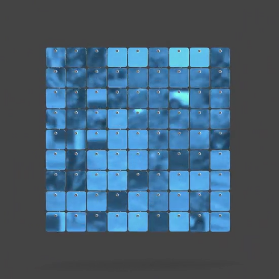 Sequin Panels - Glossy with Mirror Effect