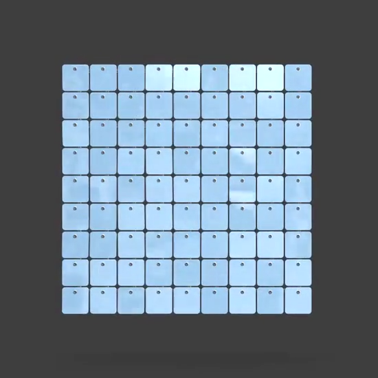Sequin Wall Panels - Glossy with Satin Effect
