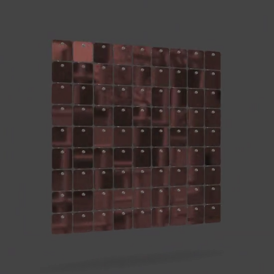 Sequin Panels - Glossy with Mirror Effect
