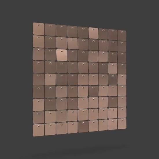 Sequin Wall Panels - Glossy with Satin Effect