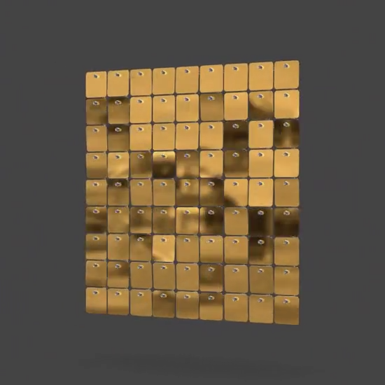 Sequin Panels - Glossy with Mirror Effect