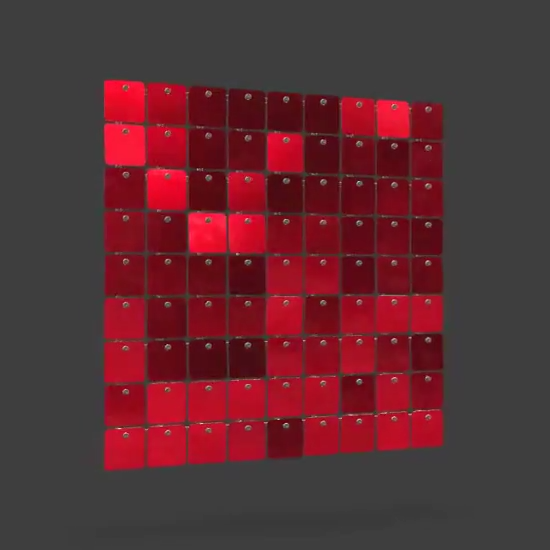 Sequin Wall Panels - Glossy with Satin Effect