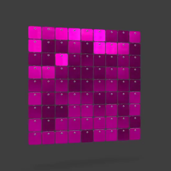 Sequin Wall Panels - Glossy with Satin Effect