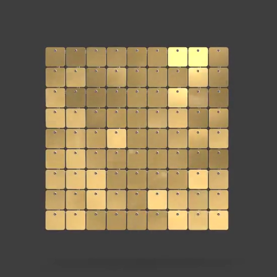 Sequin Wall Panels - Glossy with Satin Effect