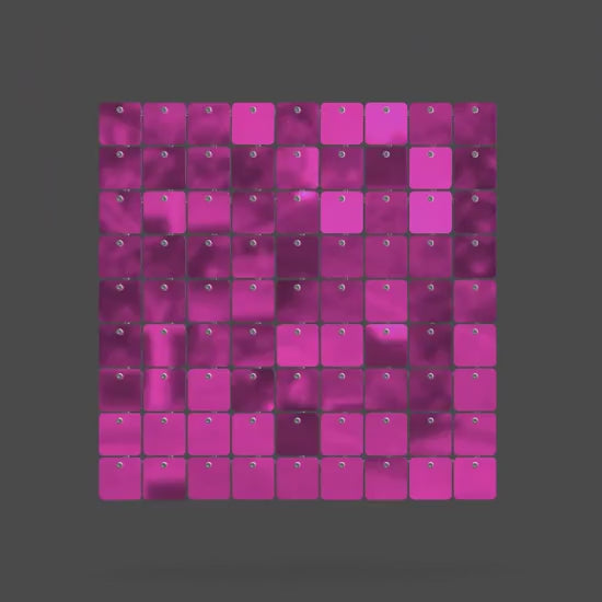 Sequin Panels - Glossy with Mirror Effect