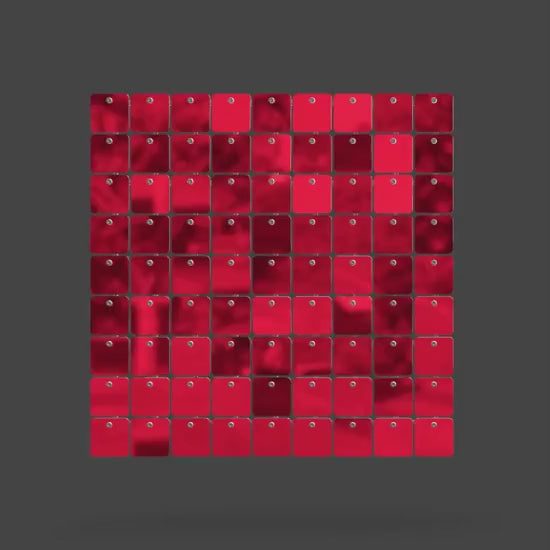 Sequin Panels - Glossy with Mirror Effect