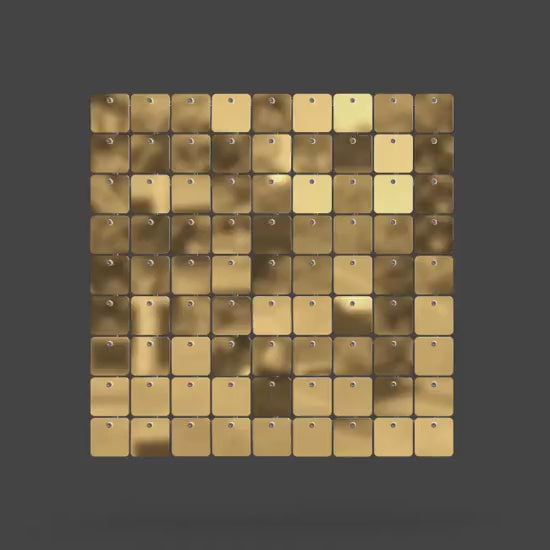 Sequin Panels - Glossy with Mirror Effect